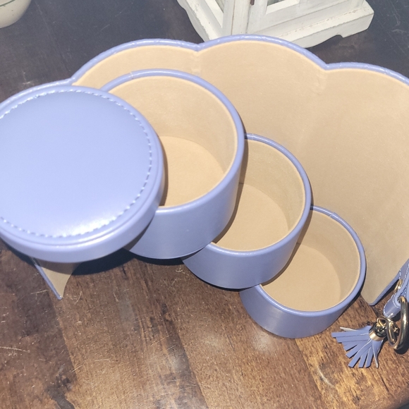 Vlando Purple Travel Jewelry Organizer with Tassel. - Picture 3 of 5